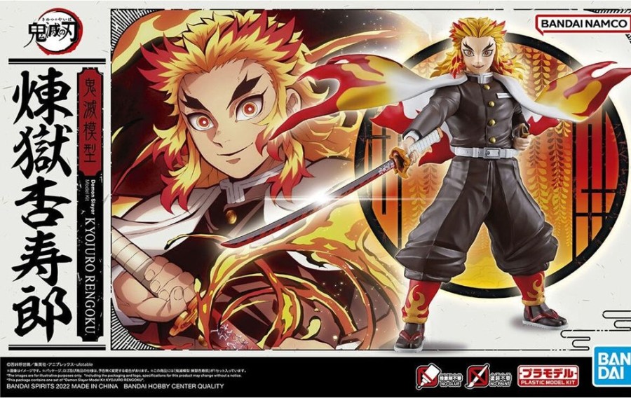 Model Kits Bandai | Demon Slayer: Kimetsu No Yaiba - Model Kit Kyojuro Rengoku