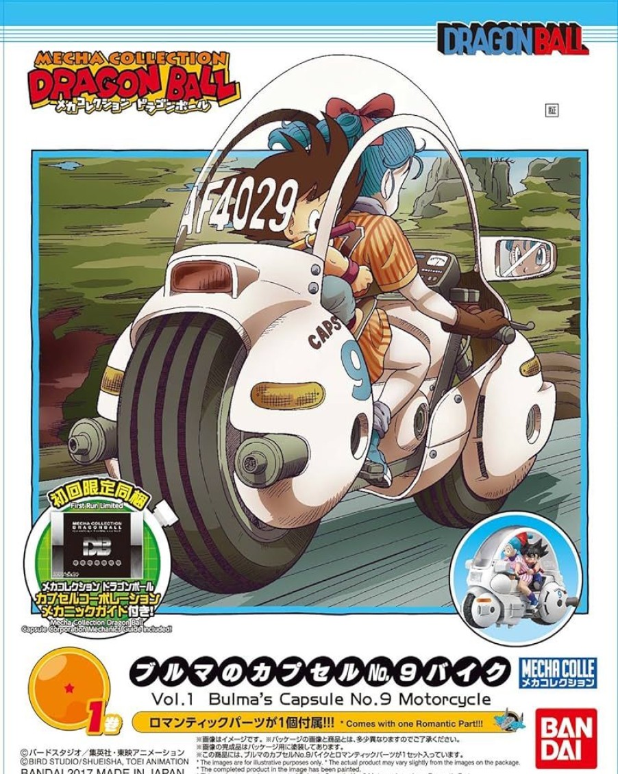 Model Kits Bandai | Dragon Ball - Mecha Collection Vol 1 - Bulma'S Capsule No 9 Motorcycle